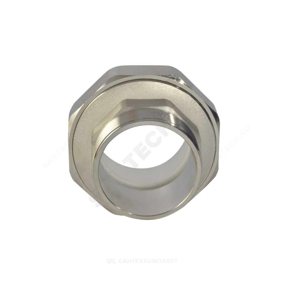 Муфта PP-R комбинированная разъемная белая Дн 75х2 1/2" НР VALFEX 11156212