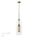 4940/1 PENDANT ODL22 401 античн.бронза/металл/прозрачный/стекло Подвес E27 1*40W CLOCKY