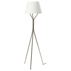 IKEA BLÄNKFYR  (ИКЕА БЛÄНКФЙР)  -  Напольный светильник, никелированный