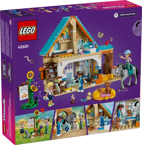 Конструктор LEGO Friends 42651 Ветеринарная клиника для лошадей и питомцев