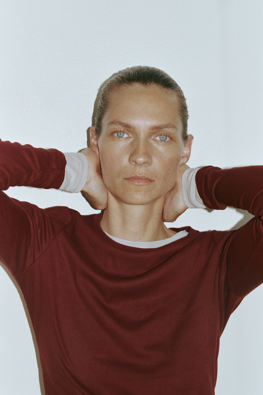 Топ из хлопка пима в рубчик - H&M