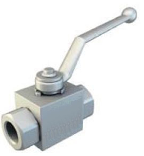 Кран 2-х ходовой шаровый BSP 1/4 DN 06 P=500 GE1 compact