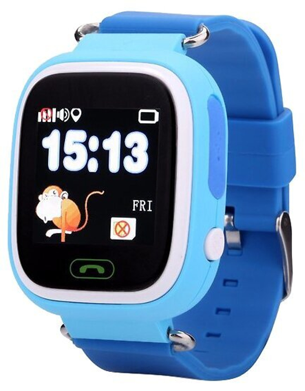 Детские умные часы Smart Baby Watch Q90 Wi-Fi, голубой