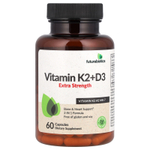 Futurebiotics, витамины K2 и D3, повышенная сила действия, 60 капсул
