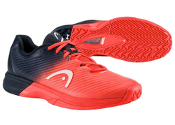 Мужские кроссовки теннисные Head Revolt Pro 4.0 - blueberry/fiery coral