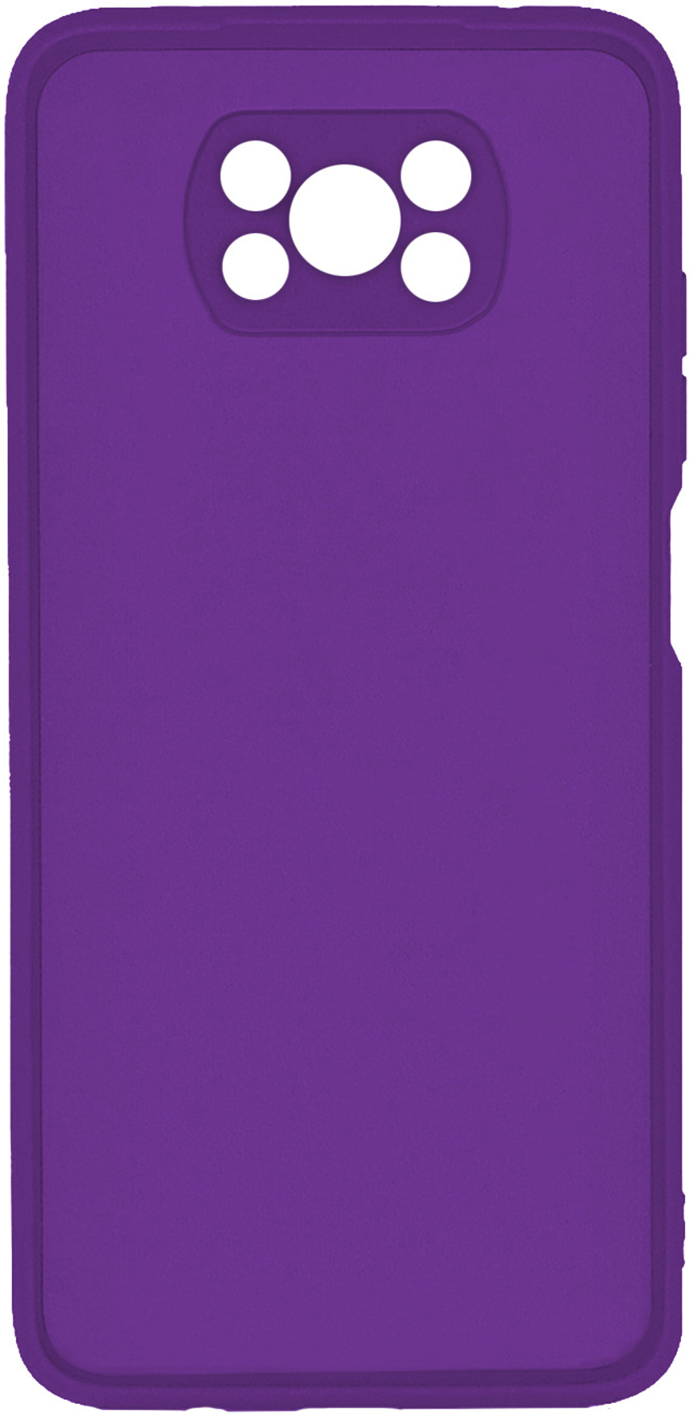Мягкий Soft Touch чехол из силикона для XIAOMI POCO X3 / X3 PRO / X3 NFC с бархатной подкладкой
