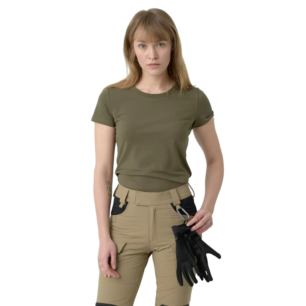 Брюки женские Helikon-Tex OTP (Outdoor Tactical Pants) - VersaStretch Khaki / Black