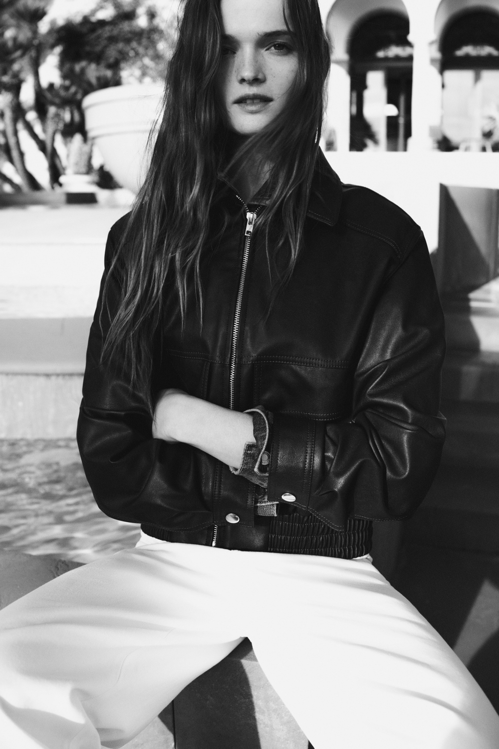 Куртка из ткани с покрытием — Тёмно-коричневый — H&M 1328847