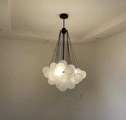 Pendant design lamp Cloud by Apparatus (black)