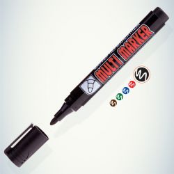 002676 Crown Маркер перманентный MULTI MARKER, ЧЕРНЫЙ пулевидный 3мм (CPM-800) | Канцтовары