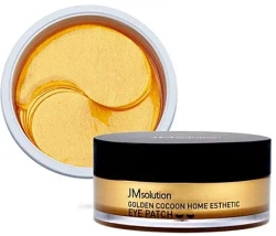 JMSolution Eye Patch Golden Cocoon Home Esthetic Патчи для гла гидрогелевые с протеинами кокона золотого шелкопряда, 90 гр (60шт)