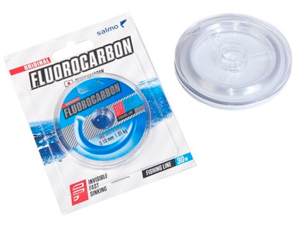 Леска монофильная Salmo FLUOROCARBON 30м, 0,10мм