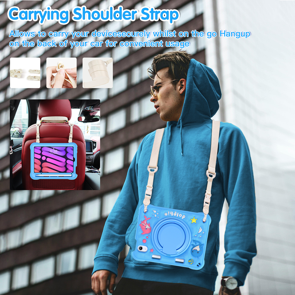Противоударный бампер Baby Bubbles Сase Ring для iPad mini (7th Gen)