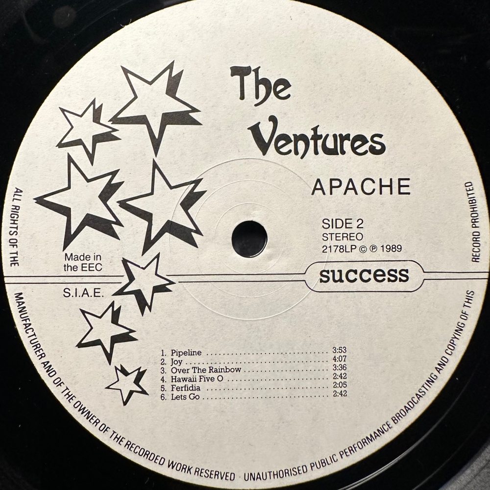 The Ventures- Apache (Европа 1989г.)