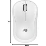Мышь Logitech M240 White (беспроводная 2.4 GHz, Bluetooth) Бесшумная