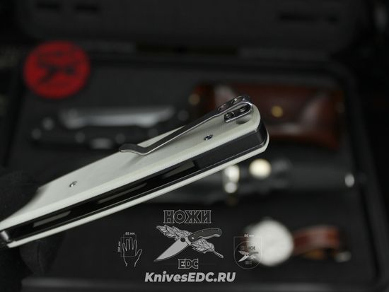 Складной нож STEELCLAW Baл-01W-Карп 2 поколение c клинком из стали D2, рукоять G10