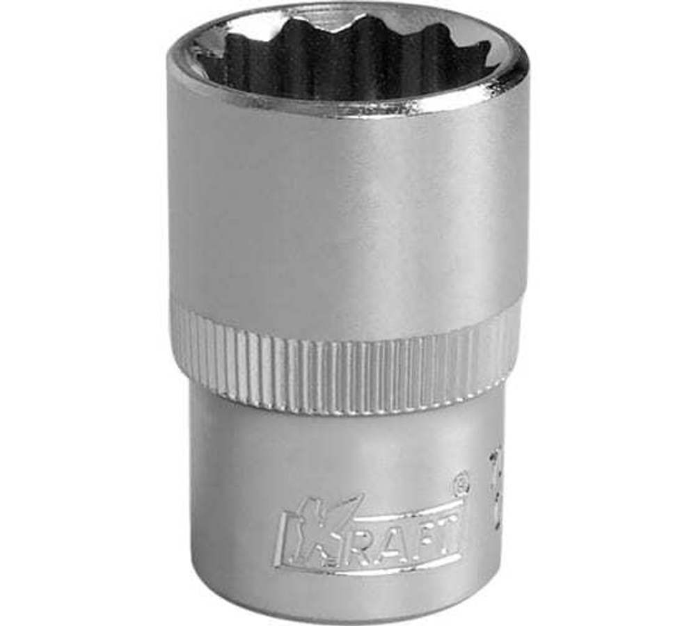 Головка торцевая 12 граней 1/2 Kraft (18мм)