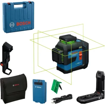 Лазерный нивелир GLL 80-33 G + LB10 + DK20 + BA3.7VXL + кейс BOSCH 0601065501