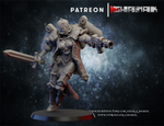 Adepta Sororitas Zephyrim Крылатая сестра №1 с мечом и огнемётом миниатюра для dnd, днд, pathfinder, фентези, Настольная игра, НРИ, Варгейм, РПГ