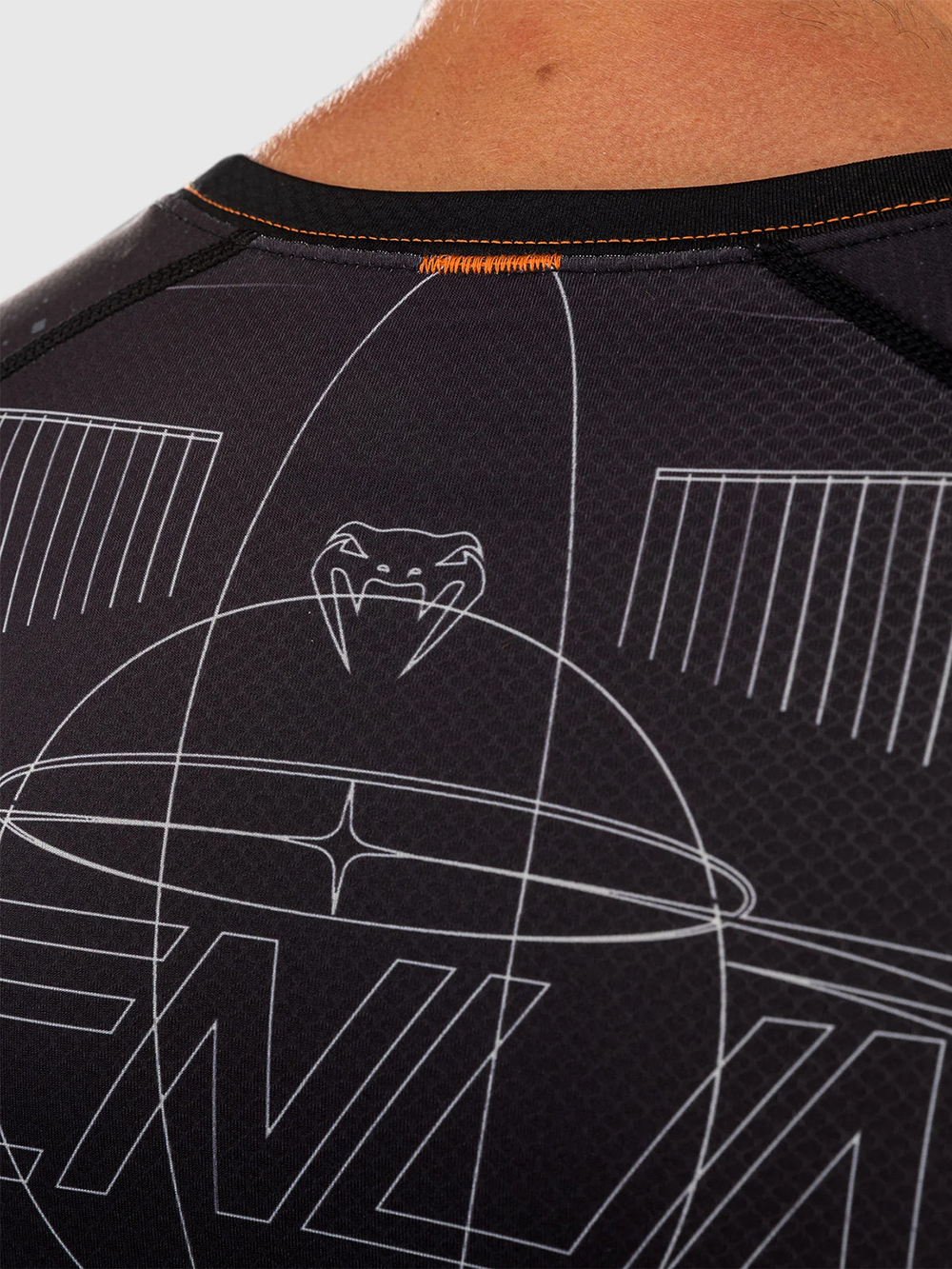 Шорты компрессионные Venum Midnight Fury Black/Grey/Silver