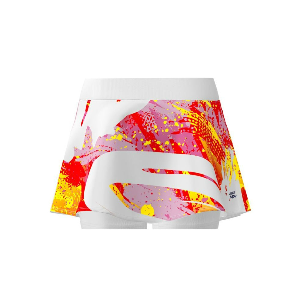 ОДЕЖДА ДЛЯ ТЕННИСА Девочки, Юбка BIDI BADU WILD ARTS PRINTED WAVY .