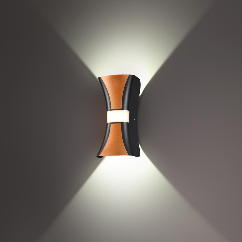 358936 STREET NT22 730 черный/золото Светильник ландшафтный светодиодный IP54 LED 4000К 12W 85-265V CALLE