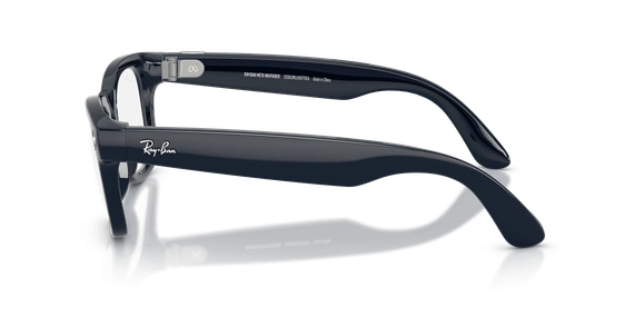 Умные очки Ray-Ban Meta Wayfarer Gen 2 (RW4012) Shiny Cosmic Blue/Clear/Sapphire Transitions S50 T150