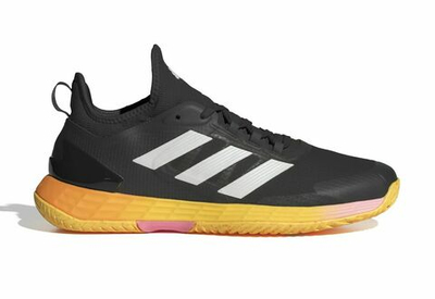 Мужские кроссовки теннисные Adidas Adizero Ubersonic 4.1 M - black/orange