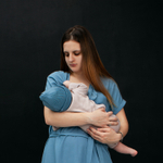 Хлопковая шапка ko-ko-ko нежно-сиреневая (*baby size only)