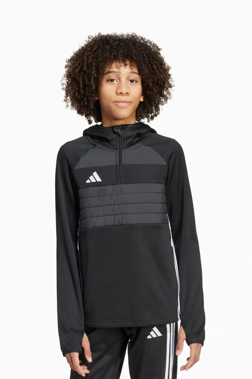 Кофта adidas Tiro 25 Essentials Winterized Training Junior - черный
