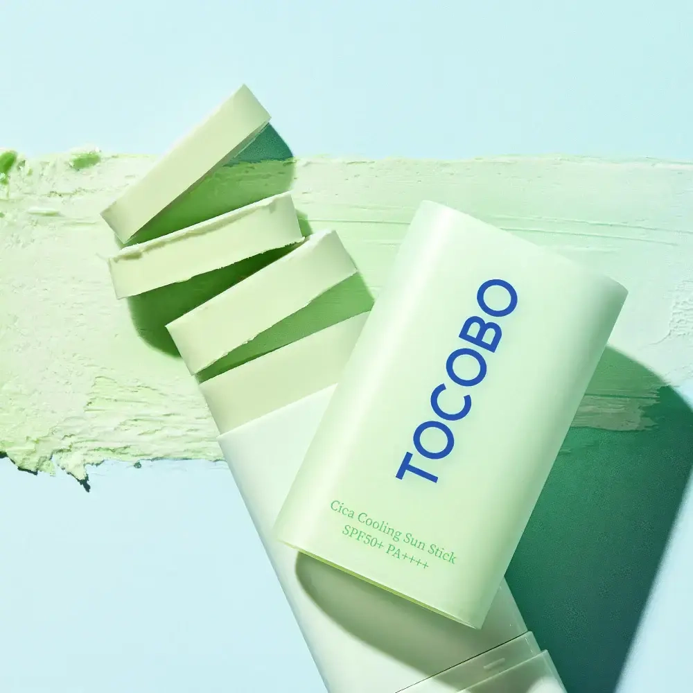 Стик солнцезащитный с центеллой Tocobo Cica Cooling Sun Stick SPF50+ PA++, 18 г