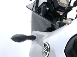 WRS Дефлекторы увеличенные (пара) Yamaha Tenere 700 (2019-2023) сильно затемненные YA018FS