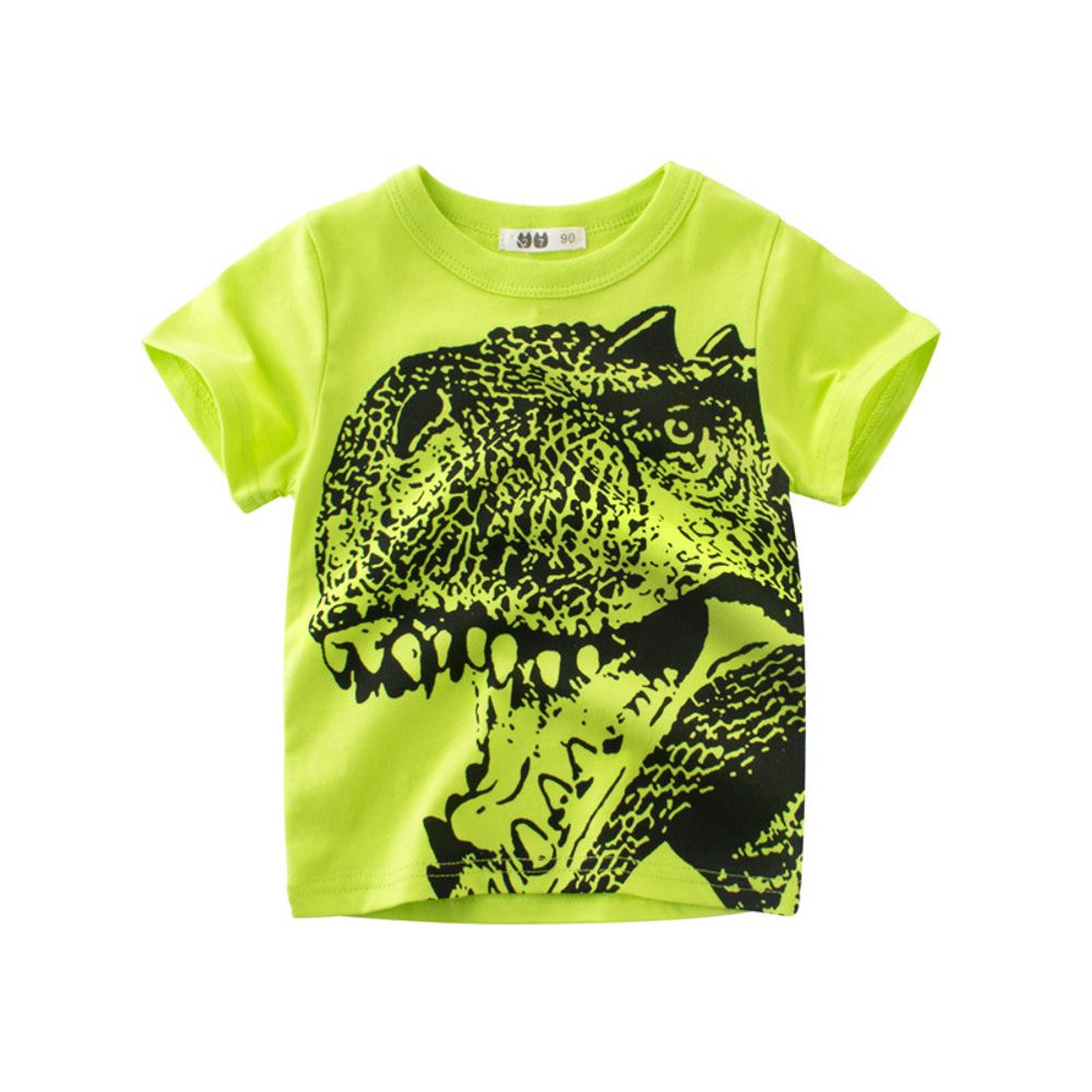 Футболка для ребенка "Dinosaur", зеленая