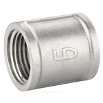 Муфта LD Pride DN25 (1") ВР латунь никель LD.67.502.25