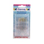 Иглы ручные синельные №18-22, 6 шт, 6 шт, Gamma N-381