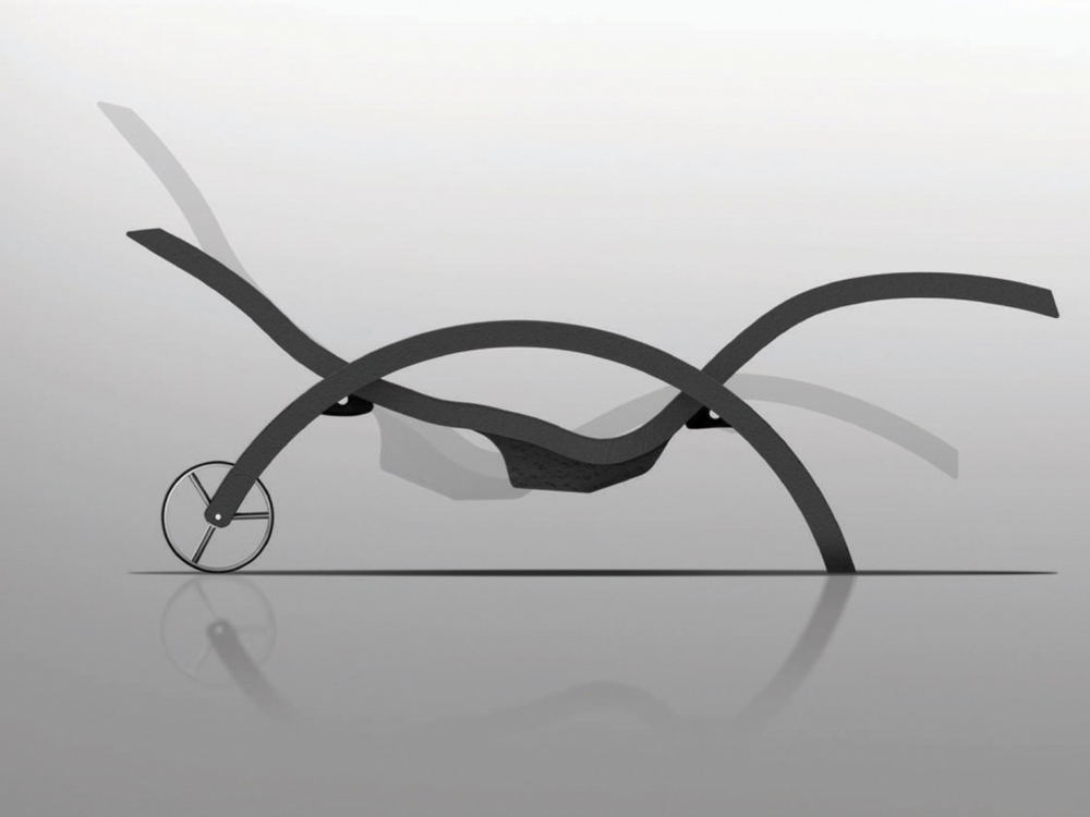 Шезлонг-лежак пластиковый Arkema Serendipity Chaise Outdoor S110