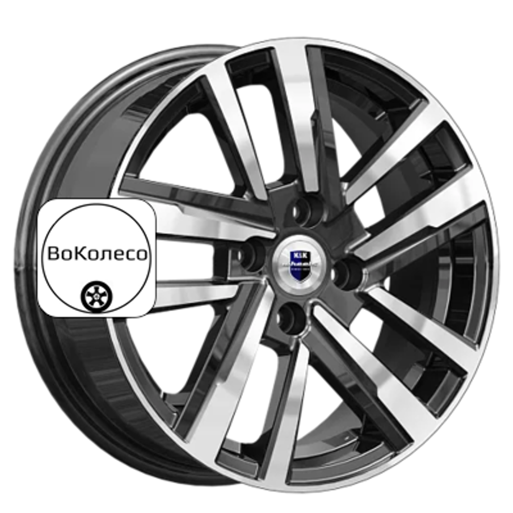 6x15/4x98 ET30 D58,5 Хант (КС1034) Алмаз черный K&K