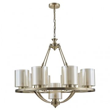 Подвесная люстра 9*Е27 6524/9 County LN23 219 античная латунь Riverly Lumion