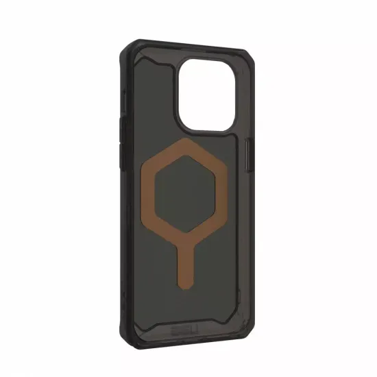 Чехол с поддержкой MAGSAFE Uag Plyo для iPhone 15 Pro 6.1", цвет черный/бронза (Black/Bronze)
