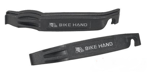 Монтировки 6-230105 YC-308 высокопрочный пластик, с крючками, черные 3шт BIKEHAND
