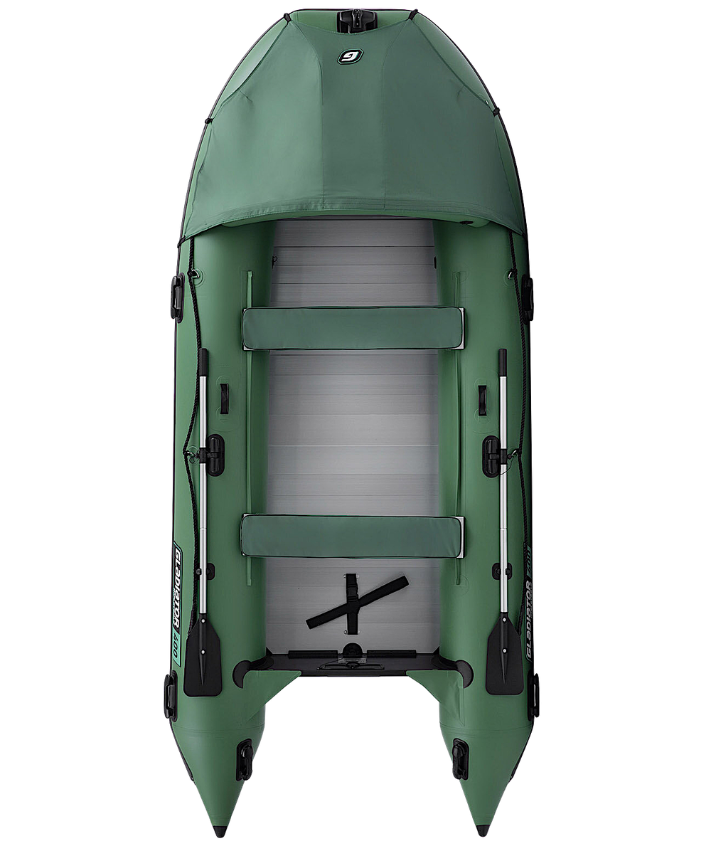 Лодка ПВХ Gladiator Active C400AL с алюминиевым полом -