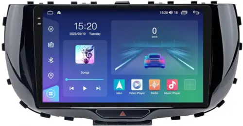 Магнитола для KIA Soul 3 2019+ - Parafar PF527LUX1U2K на Android 13, Быстрая, QLED+2K, CarPlay, 4G SIM-слот