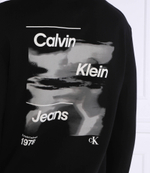 Худи DIFFUSED LOGO CREW NECK CALVIN KLEIN JEANS - черный(J30J325155)