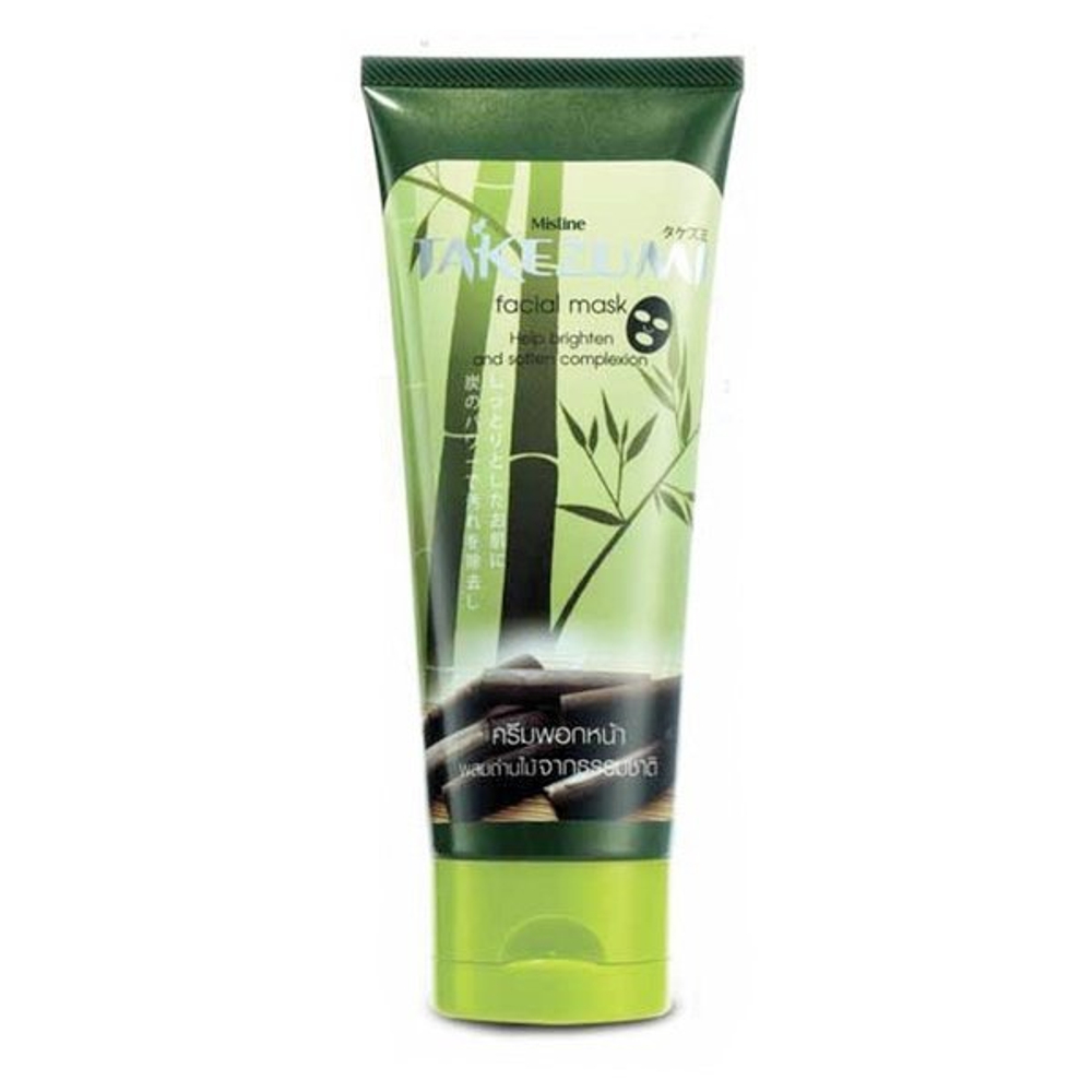 Маска для лица с бамбуковым углем и розовой глиной Mistine Takezumi Facial Mask, 80 мл (Таиланд)