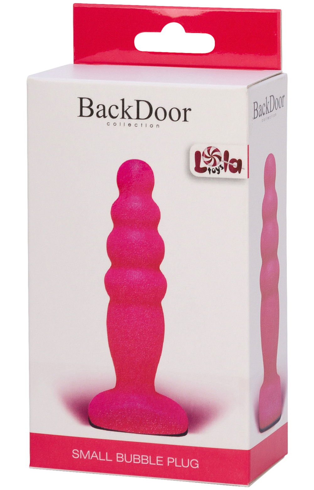 Анальный стимулятор Small Bubble Plug pink 511587lola