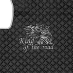Ковры SCANIA 5 серии R (механика) (экокожа, черный, серый кант, серая вышивка)