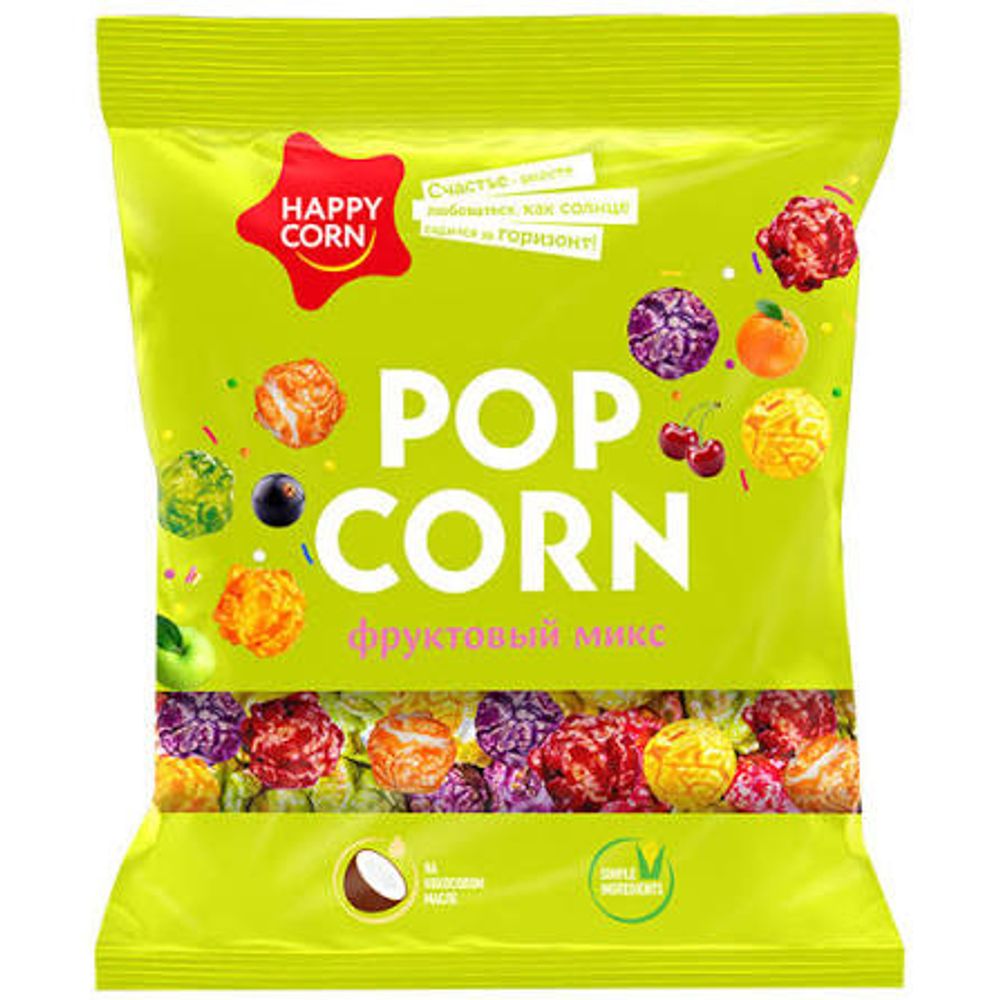 Воздуш. Кукуруза Happy Corn Фруктовый Микс 70г