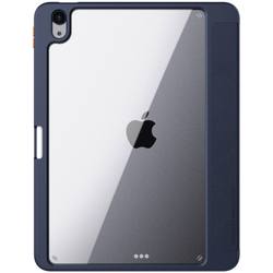 Синий чехол книжка от Nillkin для iPad Air 10.9 с 2020 года Air 4, серия Bevel Leather Case, функция пробуждения и сна