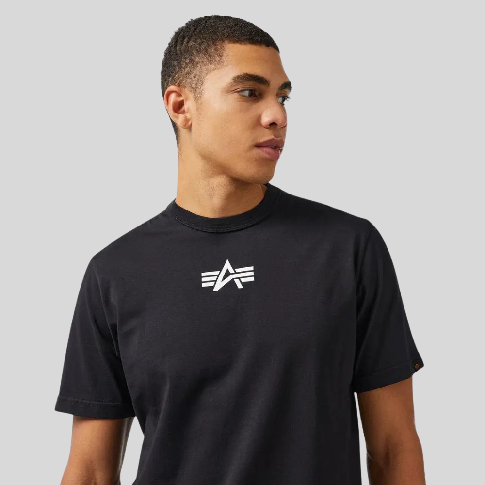 Футболка Alpha Industries Born Of Purpose Tee Black (Черный)