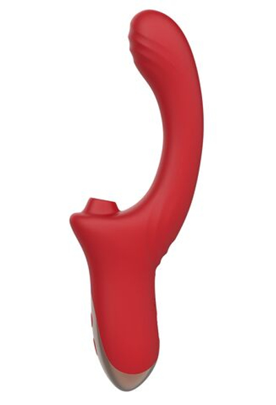Вагинально-клиторальный вибратор Secwell SW3044-red